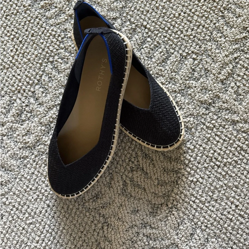 Rothy's Black Espadrilles - Picture 2 of 4